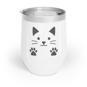 Wine Tumbler - Reminds you to “Drink Wine, Pet Cat, Repeat.”