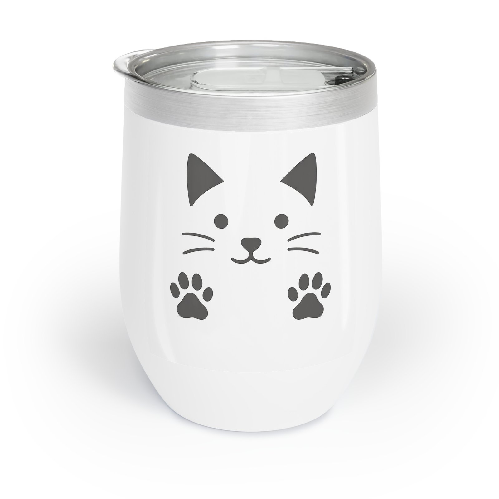 Wine Tumbler - Reminds you to “Drink Wine, Pet Cat, Repeat.” - Image 3