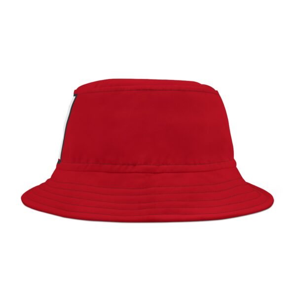 Gud Dog Dark Red   Colorful Retro Summer Bucket Hat - - Image 7