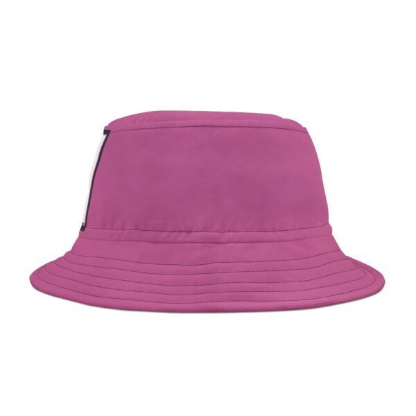 Pink  Cat  Colorful Retro Summer Bucket Hat - - Image 7