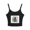 Dill with it.  Pickleball queen  Tank Top for Women - Spaghetti Strap - Image 6