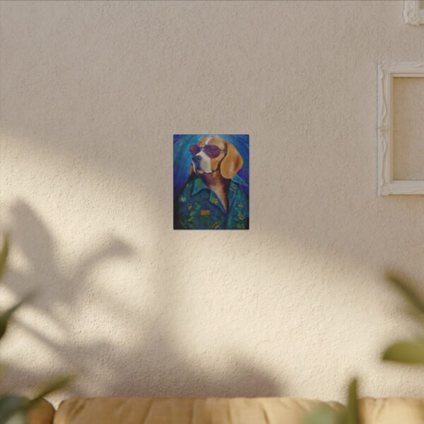 Duke of Doggone Cool  Canvas Print - The Leisure Hound Collection - Image 7