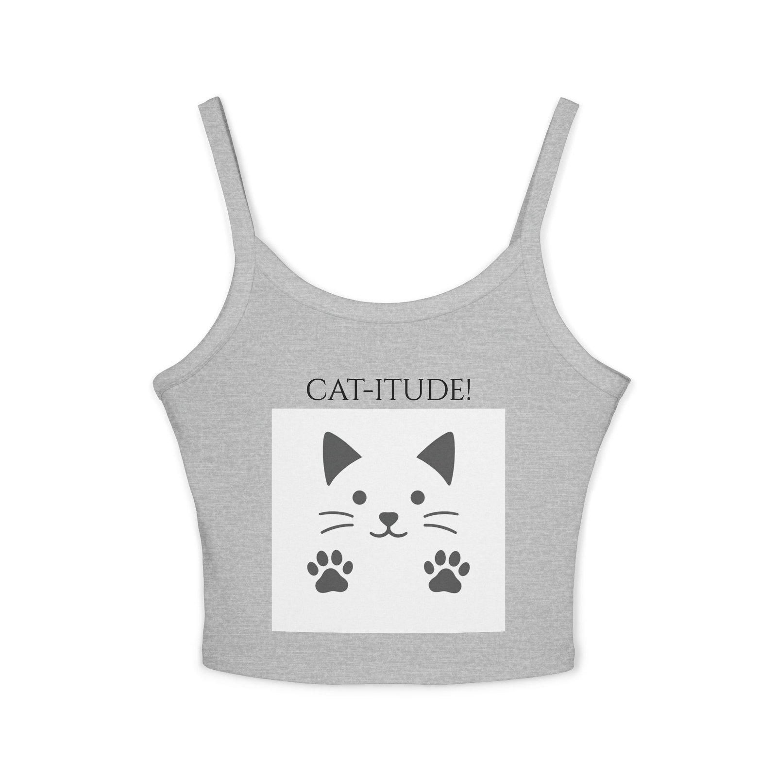 Flaunt your Cat-itude!  Tank Top for Women - Spaghetti Strap - Image 14