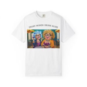 Great minds drink alike Unisex T-shirt - Gallivanting with Gurt Collection