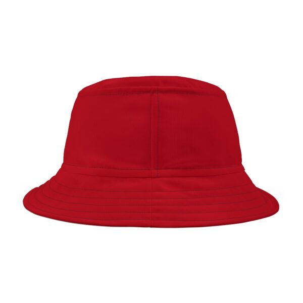 Gud Dog Dark Red   Colorful Retro Summer Bucket Hat - - Image 6