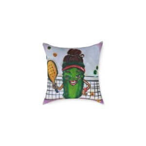 Poly Canvas Pillow - Pickleball Queen - Stay out of the Kitchen