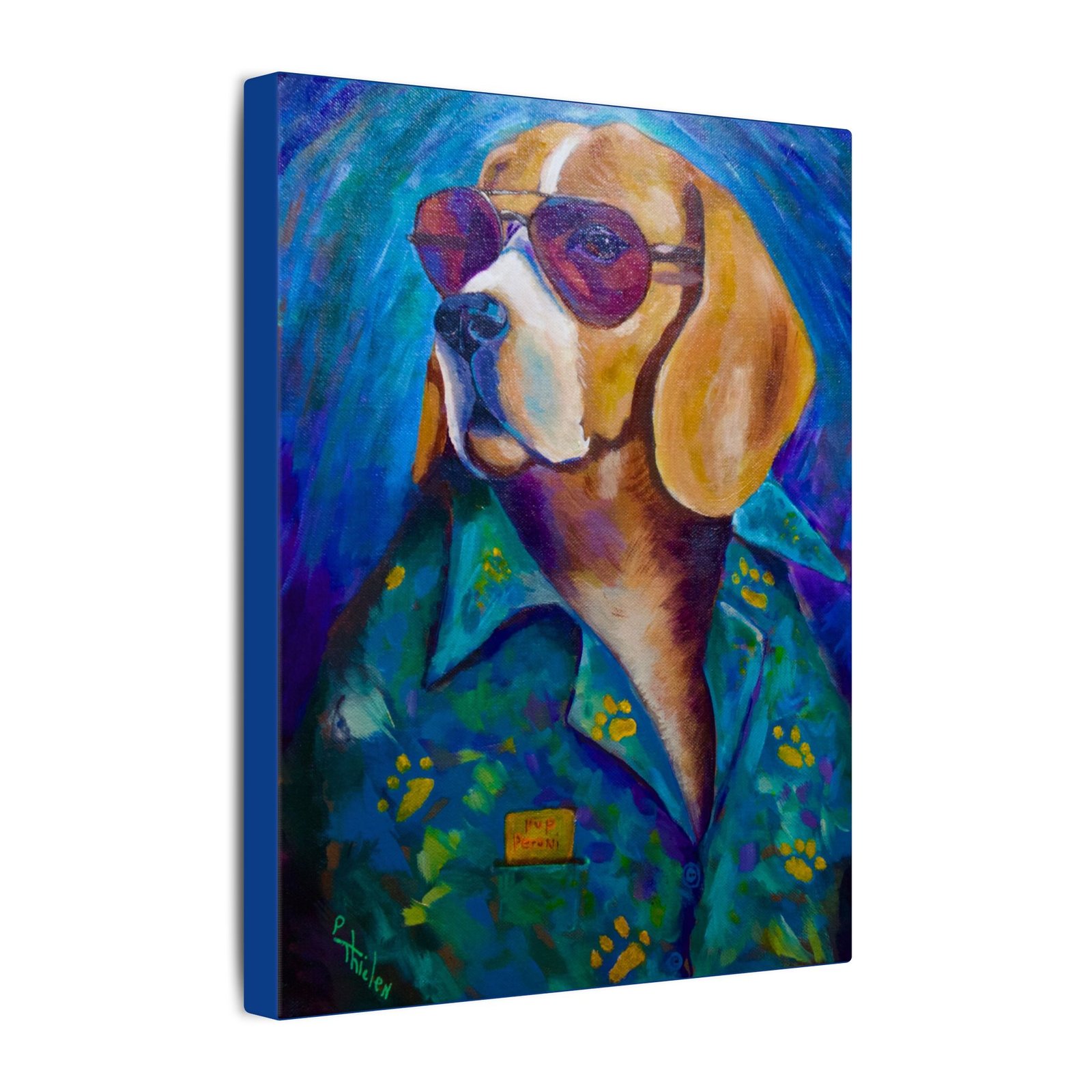 Duke of Doggone Cool  Canvas Print - The Leisure Hound Collection - Image 6