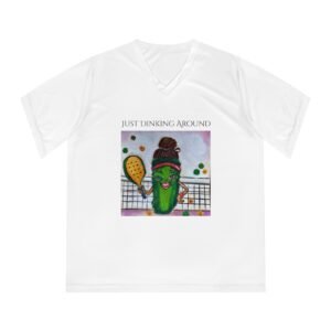 Just Dinking Around Women's Performance V-Neck T-Shirt