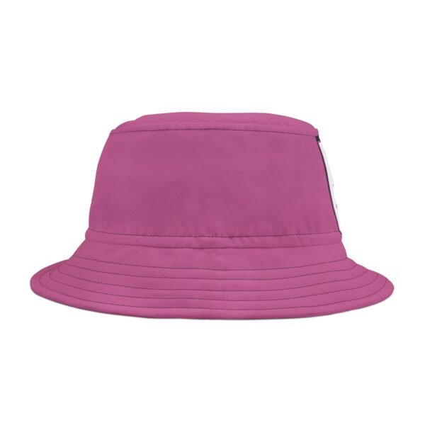 Pink  Cat  Colorful Retro Summer Bucket Hat - - Image 5