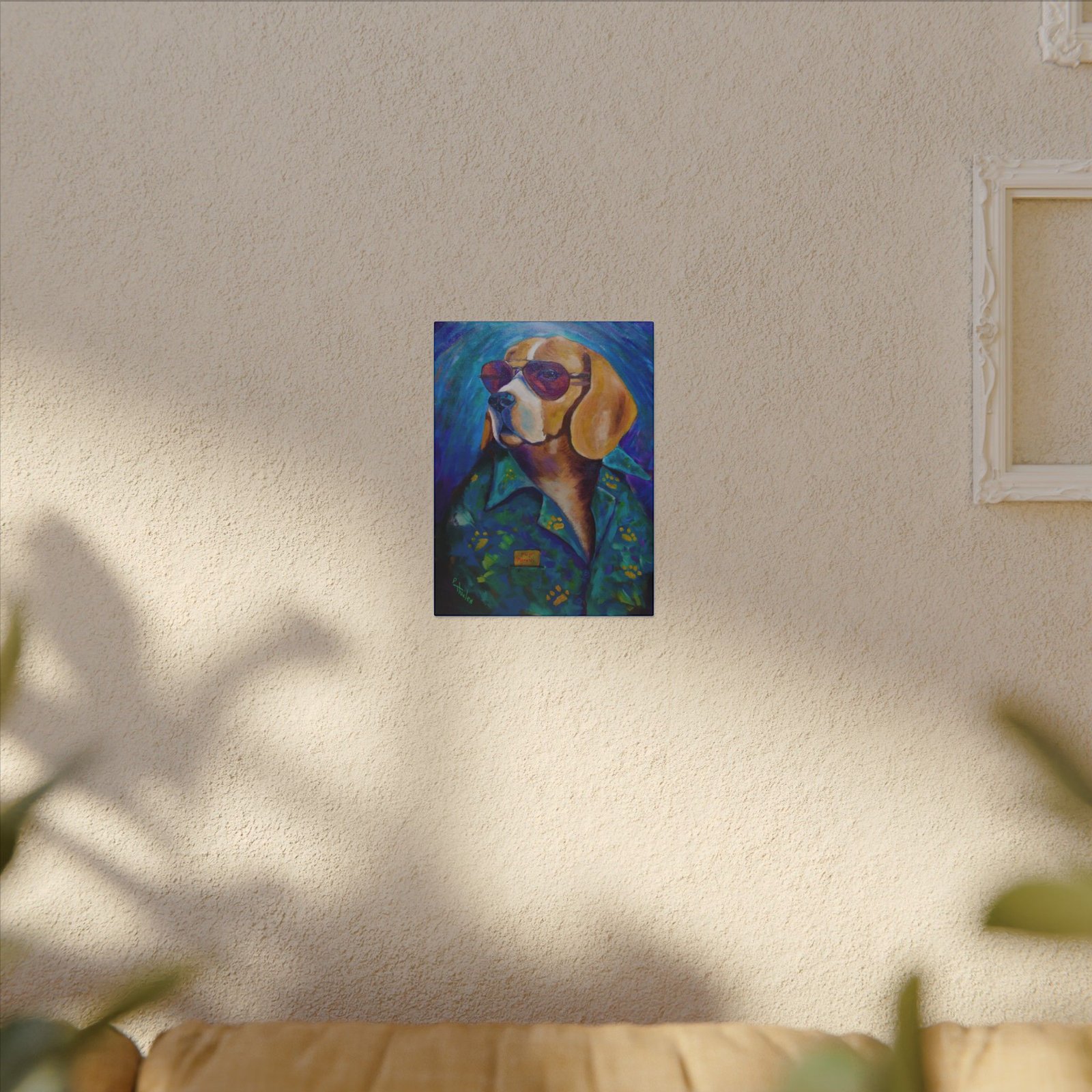 Duke of Doggone Cool  Canvas Print - The Leisure Hound Collection - Image 3