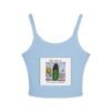 Dill with it.  Pickleball queen  Tank Top for Women - Spaghetti Strap - Image 10