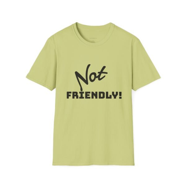 Not Friendly Unisex T-Shirt - Fun Graphic Tee, Comfy Casual Wear, Gift for Introverts, Quirky Statement Shirt, Everyday Humor - Image 12