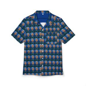 Hawaiian Shirt - The Leisure Hound Unisex shirt  - Button Front