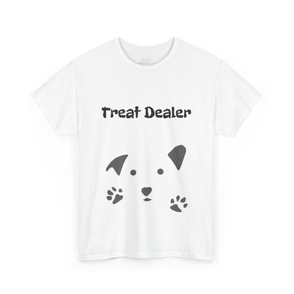 Funny Dog Lover Tee - 'Treat Dealer' Unisex Heavy Cotton T-Shirt