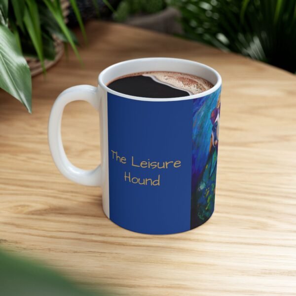 Mug - I was the boss, until I got a dog - Blue Leisure Hound Series - Image 2