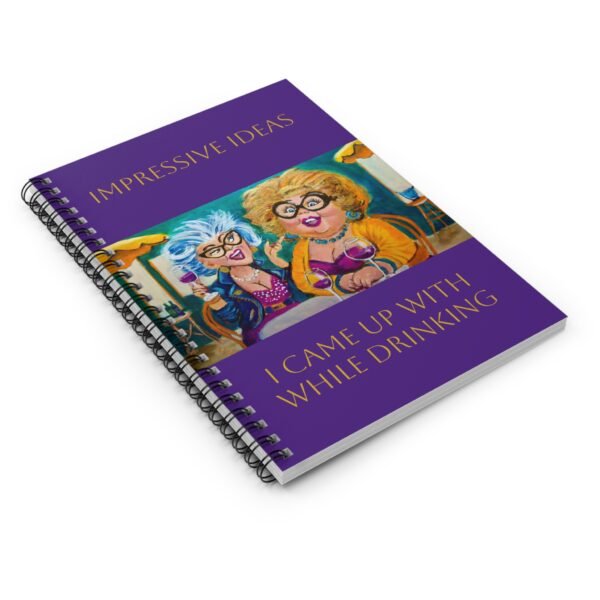 Impressive ideas I came up with while Drinking Planner,  Journal, Vacation Notes, Summer Fun Diary, Gift for Travelers, Nautical Decor, Beach Lover's Notepad - Image 3