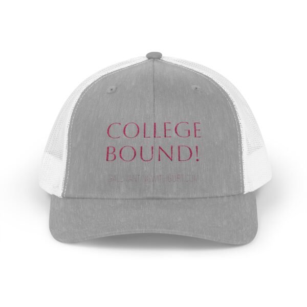 Trucker Cap - COLLEGE BOUND Prefers for freshman Snapback Cap - Image 9