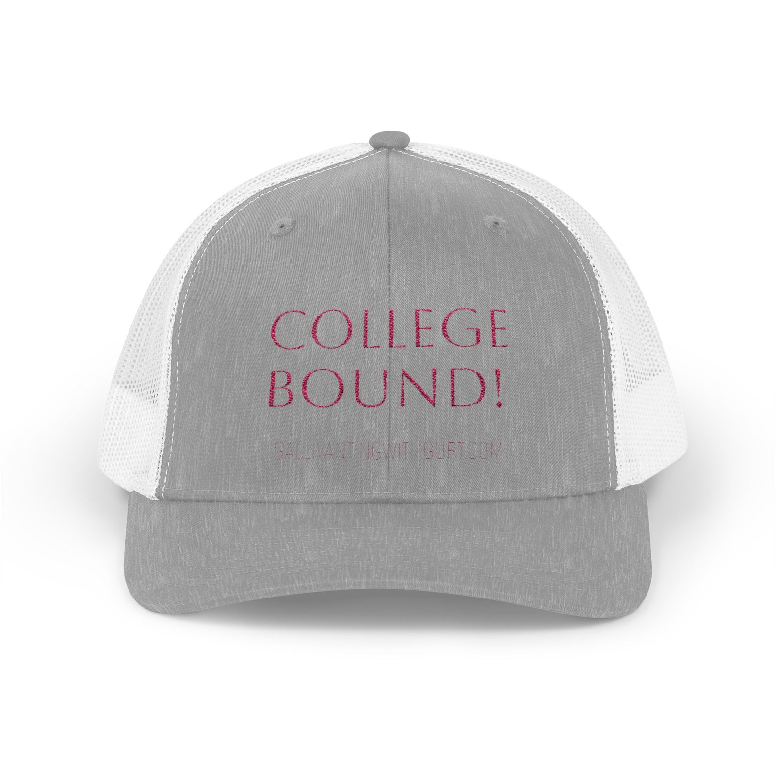 Trucker Cap - COLLEGE BOUND Prefers for freshman Snapback Cap - Image 9