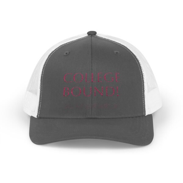 Trucker Cap - COLLEGE BOUND Prefers for freshman Snapback Cap - Image 5