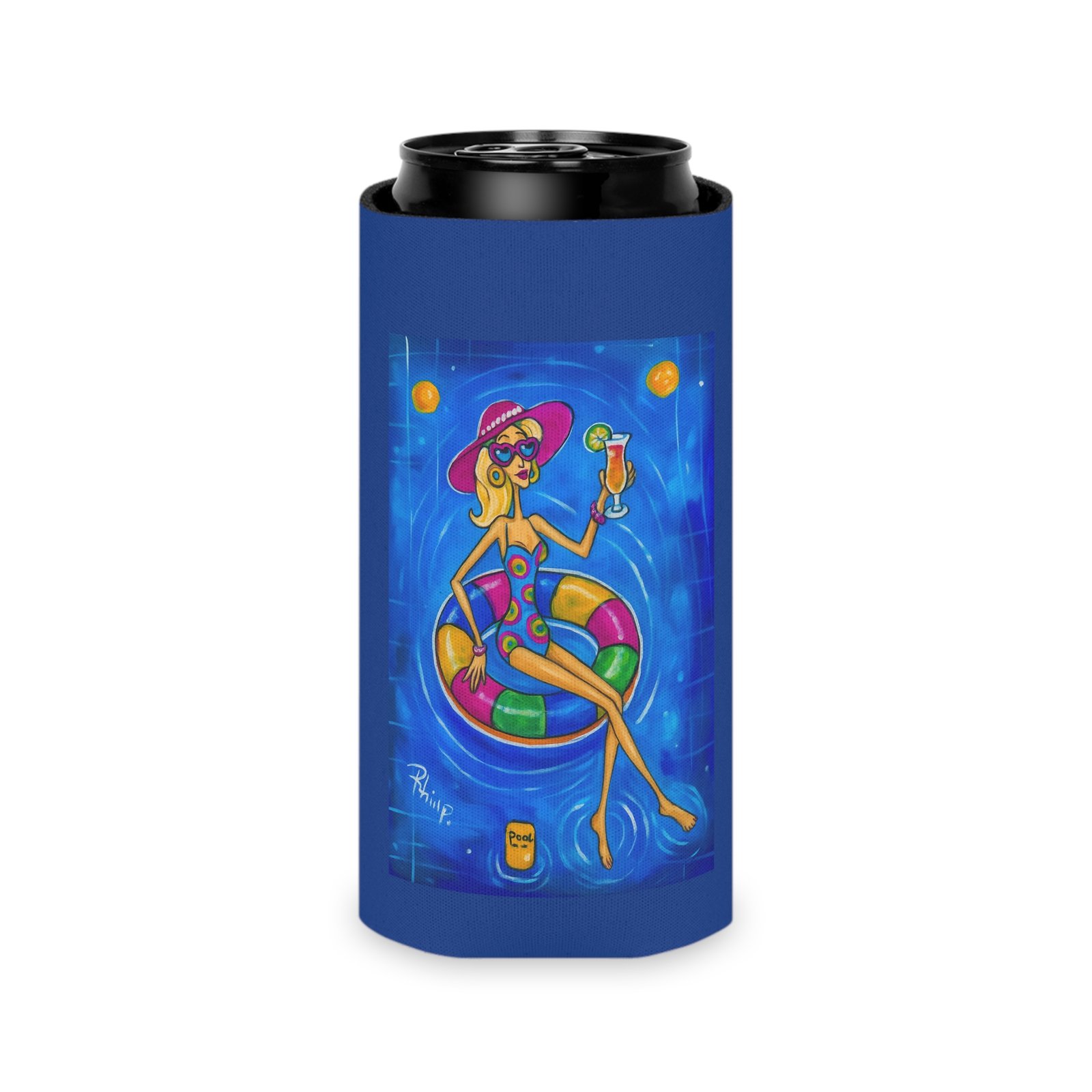 Summer Vibe Can Cooler – Beach Party, BBQ, Vacation Essentials, Personalized Drink Holder, Poolside Fun - Image 7
