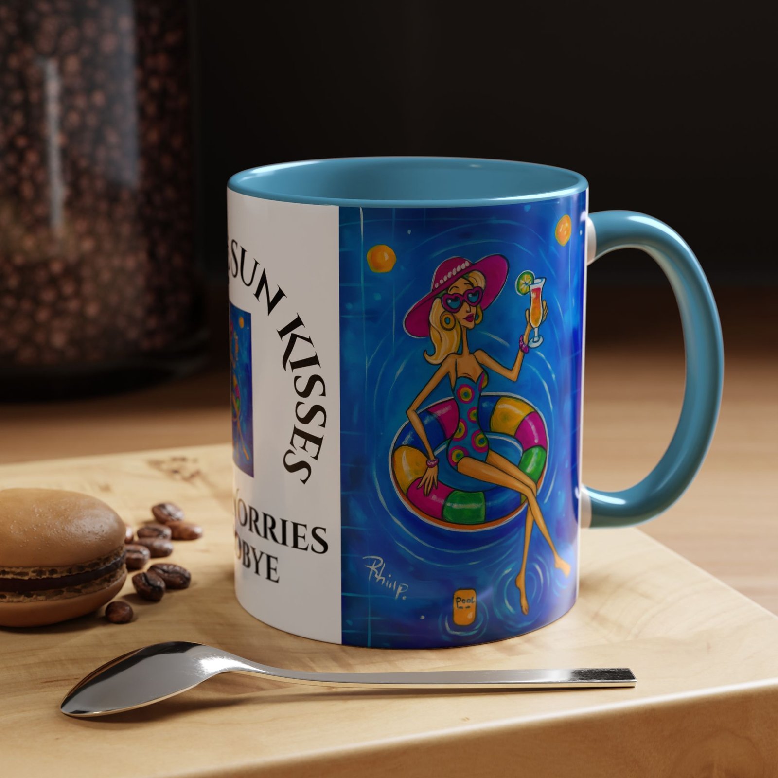 Mug - Pool TIme. - Where the Sun Kisses Your Worries Goodbye - Image 7