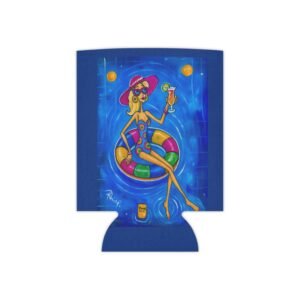 Summer Vibe Can Cooler – Beach Party, BBQ, Vacation Essentials, Personalized Drink Holder, Poolside Fun