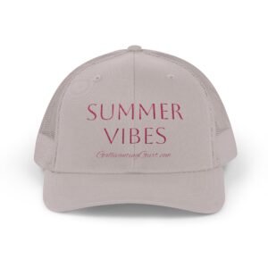 Summer Vibes Snapback Trucker Cap, Perfect for Beach Days, Outdoor Adventures, Summer Festivals, Unisex Cap, Gift for Fun-Loving Individuals