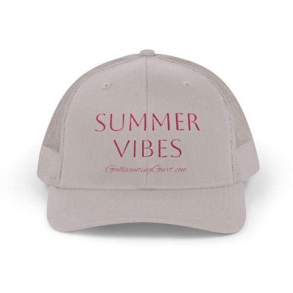 Summer Vibes Snapback Trucker Cap, Perfect for Beach Days, Outdoor Adventures, Summer Festivals, Unisex Cap, Gift for Fun-Loving Individuals
