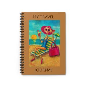 Travel Planner Journal, Vacation Notes, Summer Fun Diary, Gift for Travelers, Nautical Decor, Beach Lover's Notepad