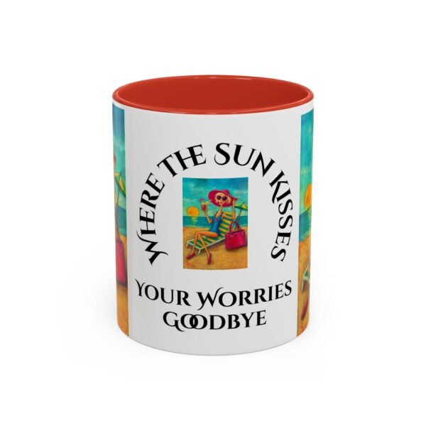Mug - Where the Sun Kisses Your Worries Goodbye - Image 6
