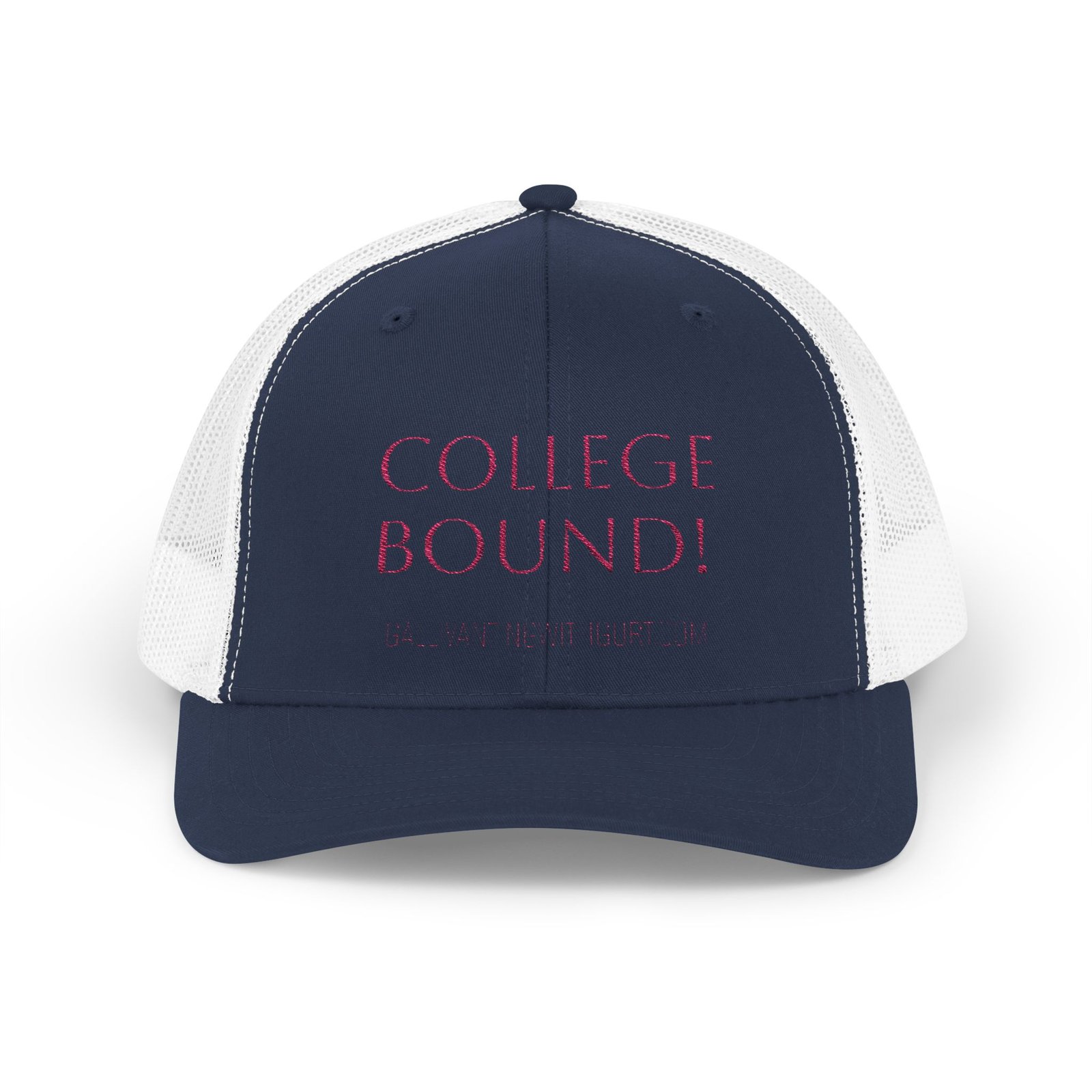 Trucker Cap - COLLEGE BOUND Prefers for freshman Snapback Cap - Image 13