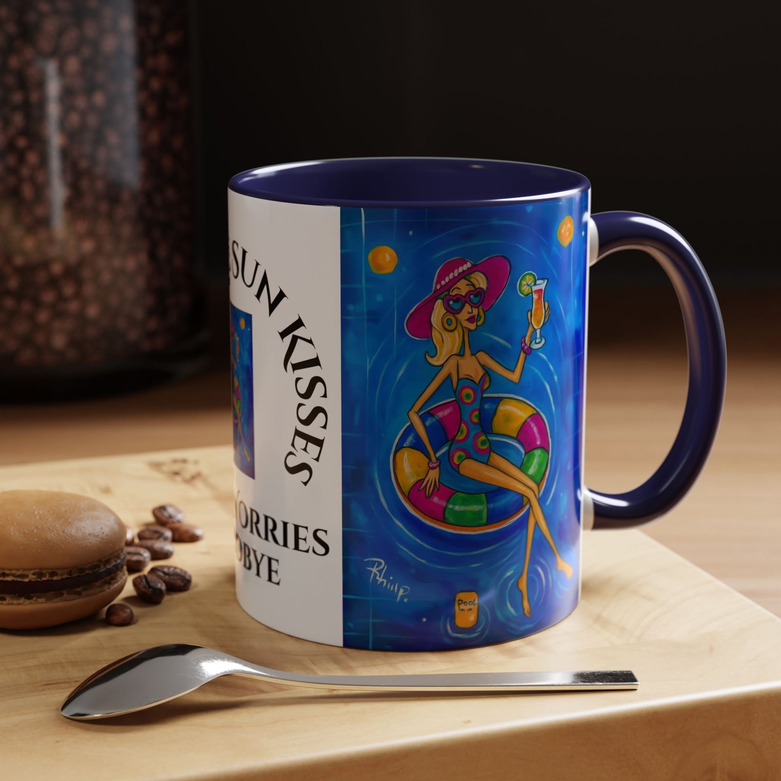 Mug - Pool TIme. - Where the Sun Kisses Your Worries Goodbye - Image 2