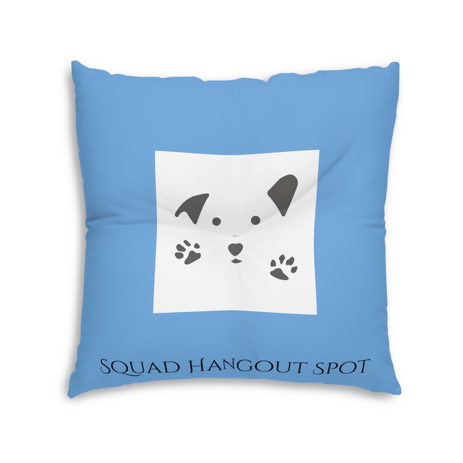 Copy of Cozy Tufted Floor Pillow - 'Study Hard, Lounge Harder', with the Gud Cat Decorative Cushion, Home Décor, Relaxation Gifts, Cozy Living Room Accent - Image 2