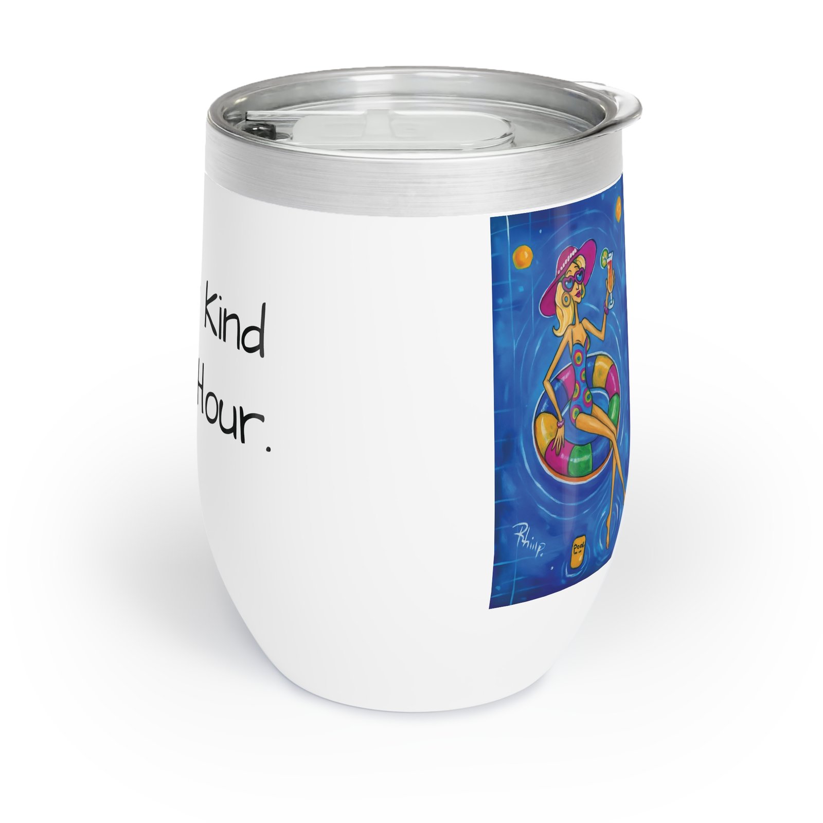 Wine Tumbler - Reminds you that “This is My Kind of Happy Hour“ - Image 2
