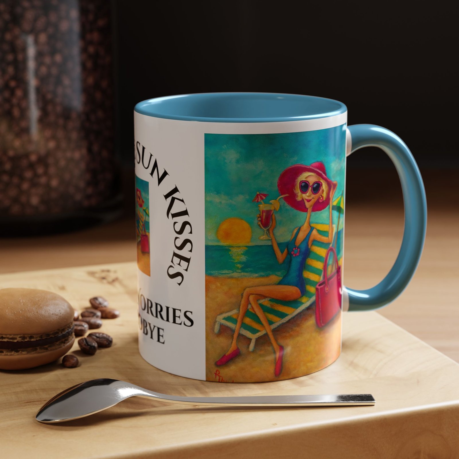 Mug - Where the Sun Kisses Your Worries Goodbye - Image 7