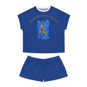 Short Pajama Set - Relax. Recharge. Repeat Women's PJ Set
