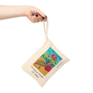 Tropical State of Mind. Fine Accessory Zipper Pouch - Fun & Functional