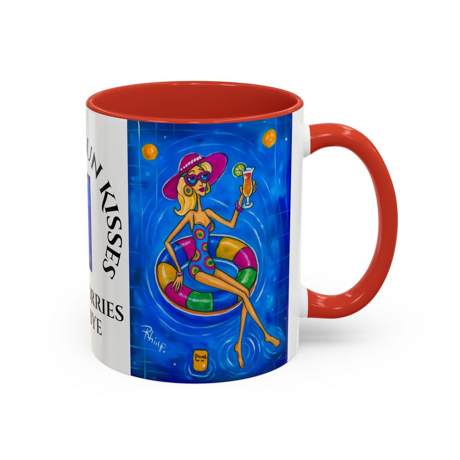Mug - Pool TIme. - Where the Sun Kisses Your Worries Goodbye - Image 4