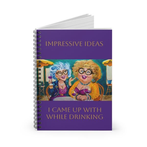 Impressive ideas I came up with while Drinking Planner,  Journal, Vacation Notes, Summer Fun Diary, Gift for Travelers, Nautical Decor, Beach Lover's Notepad - Image 2