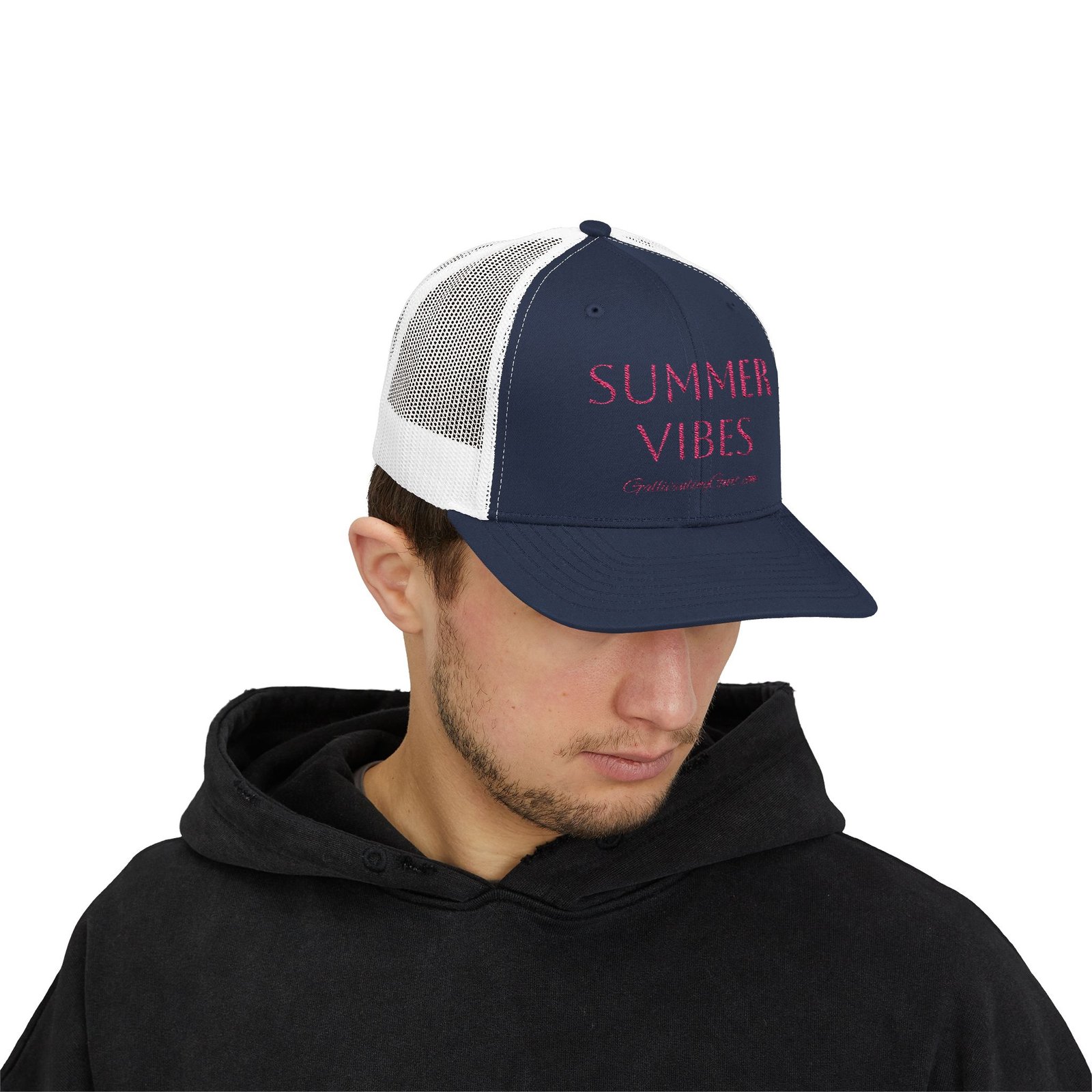 Summer Vibes Snapback Trucker Cap, Perfect for Beach Days, Outdoor Adventures, Summer Festivals, Unisex Cap, Gift for Fun-Loving Individuals - Image 15