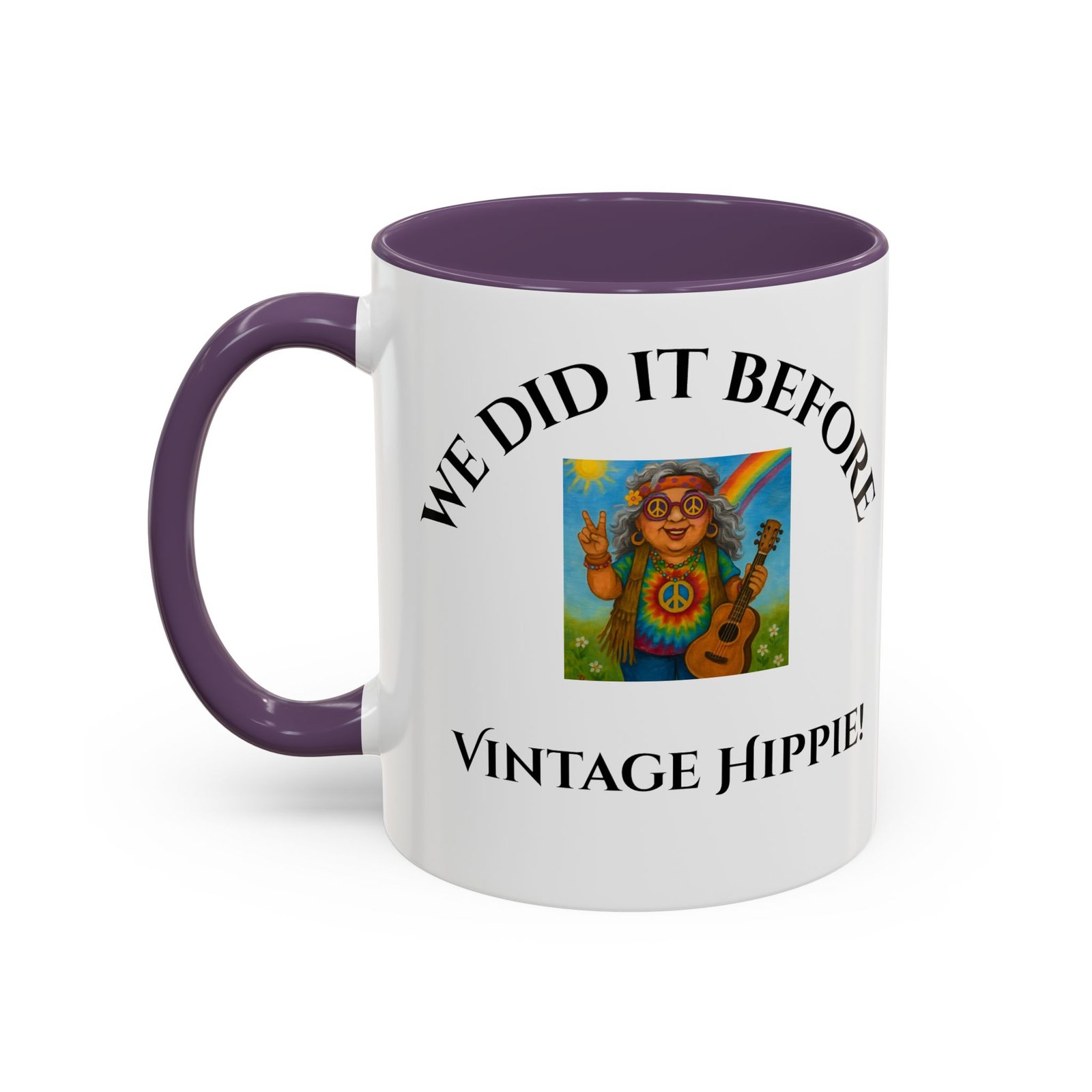 Coffee Mug Vintage Hippie Retro 11 and 15 oz - Image 14
