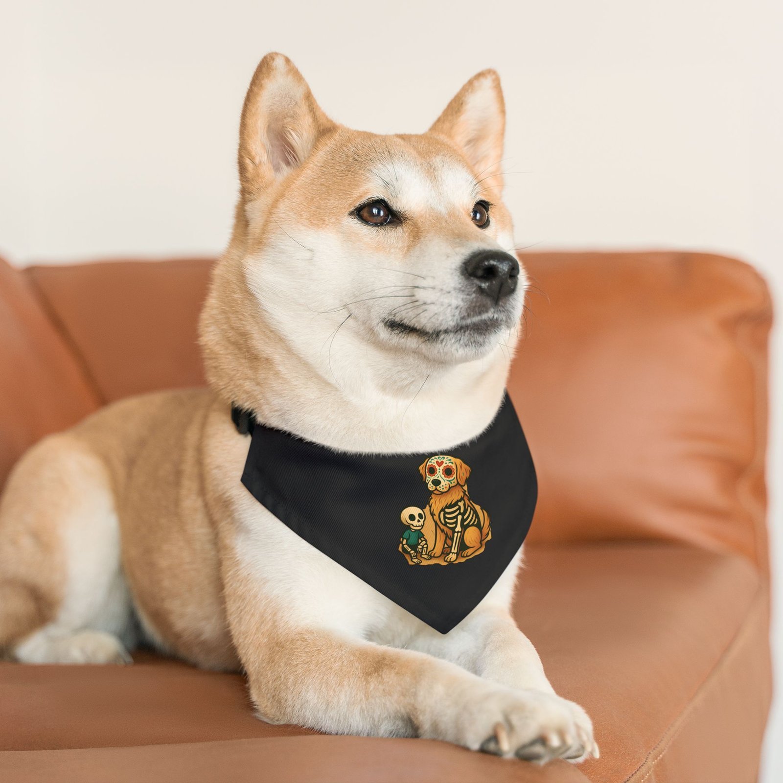 Copy of Bandana Collar for Halloween - black - Image 3