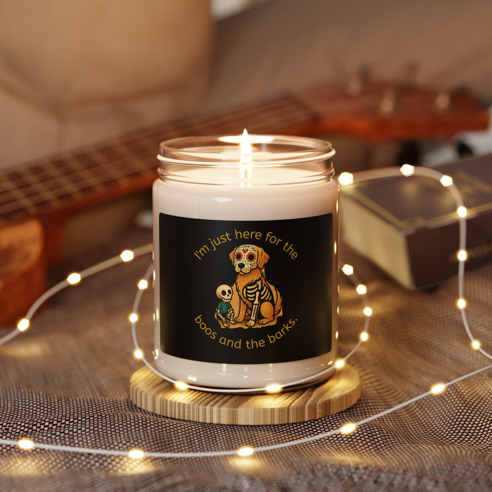 Scented Soy Candle - 'I’m Just Here for the Boo's and the Boo’s' | Halloween Decor, Dog Lover Gift, Cozy Home Fragrance, Fall Candle - Image 24