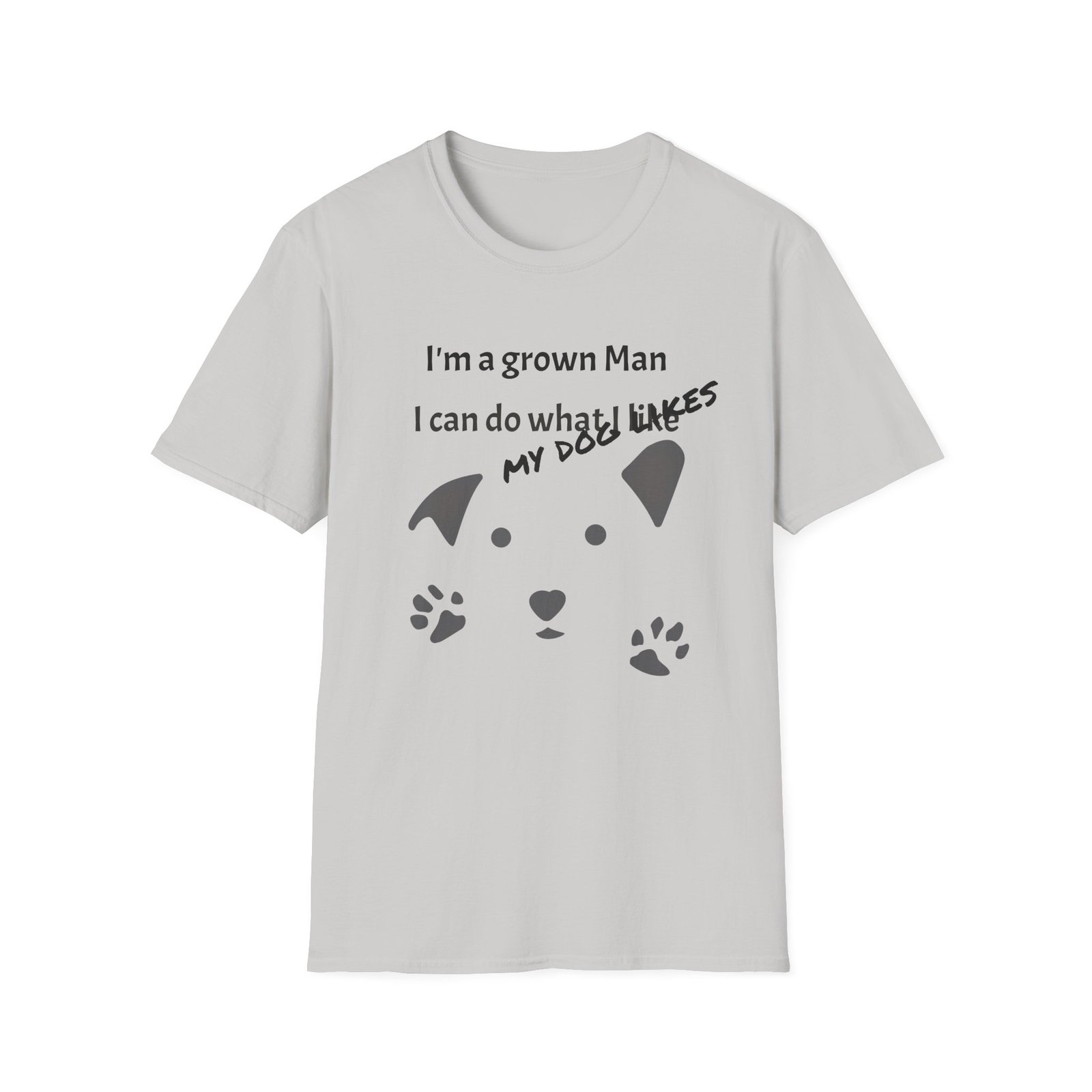 Funny Gud Dog T-Shirt - I’m a Grown Man, I Can Do What I Want…. - Image 5