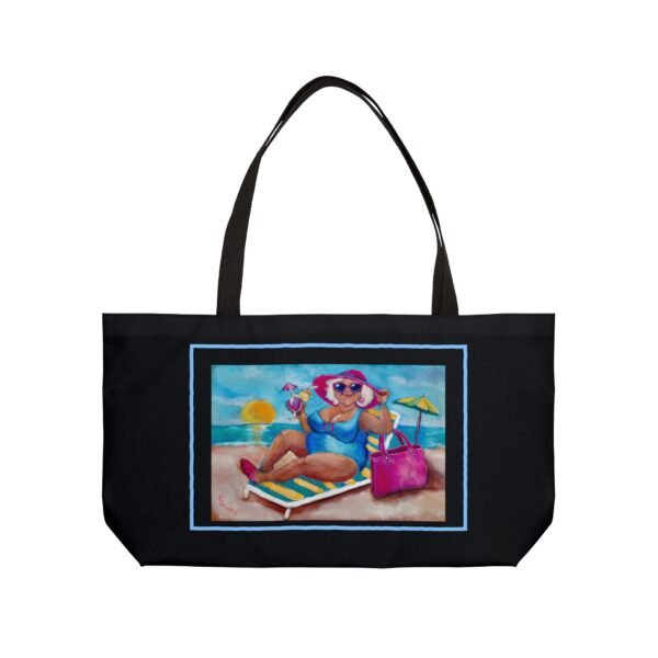 Gurt at the Beach Tote Bag - black