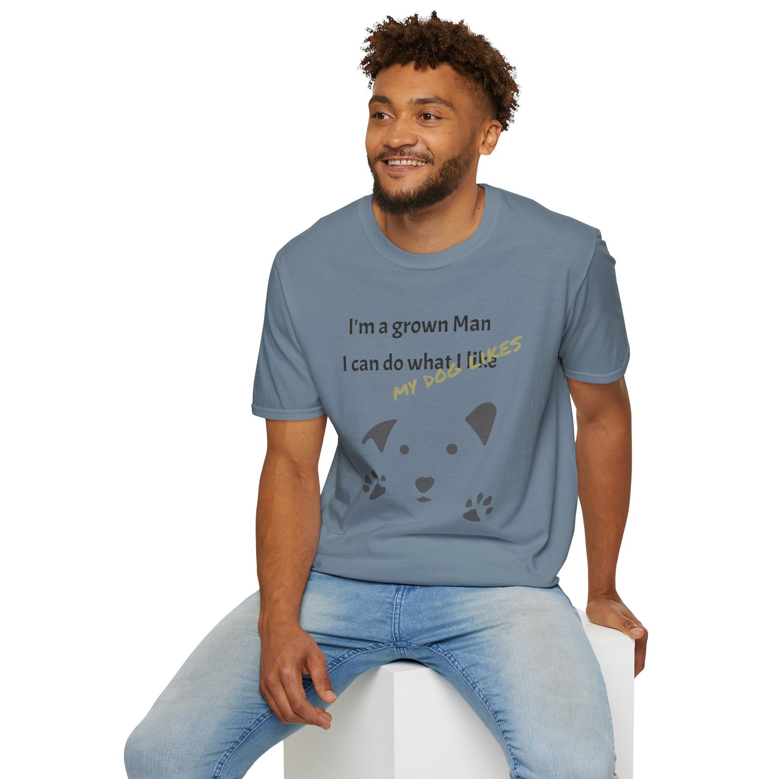 Funny Gud Dog T-Shirt - I’m a Grown Man, I Can Do What I Want…. - Image 15