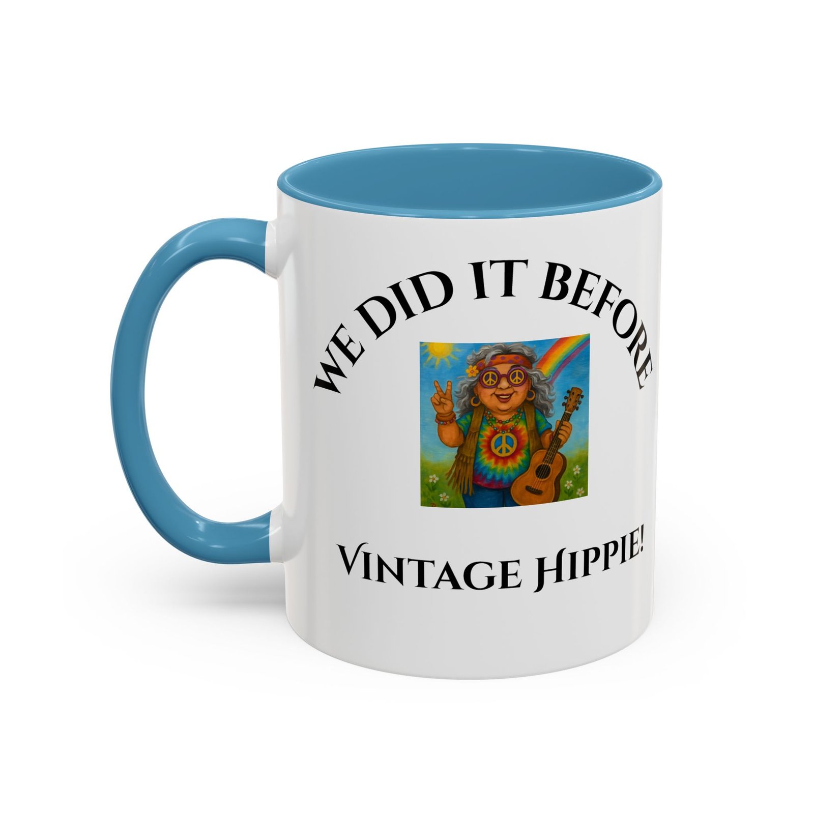 Coffee Mug Vintage Hippie Retro 11 and 15 oz - Image 7