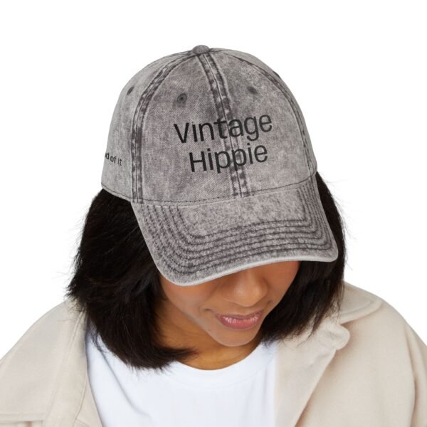 Vintage Hippie Cap, Embroidered Baseball Hat, Retro Style Hat for Outdoor Enthusiasts, Perfect Gift for Festivals, Casual Wear, Gift [...] - Image 3