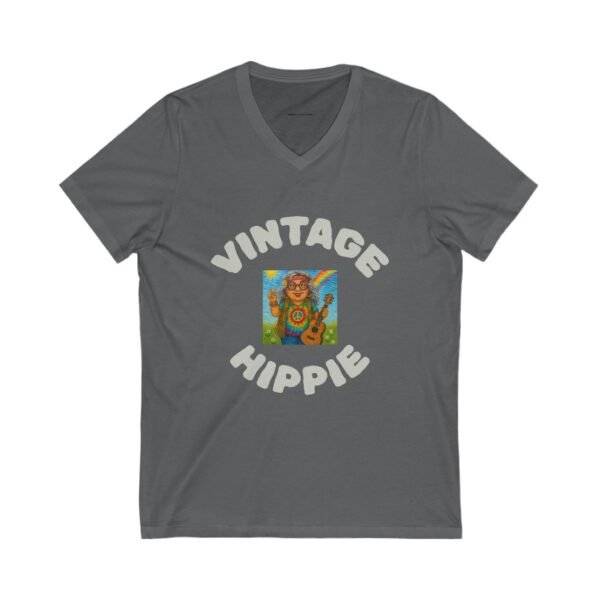 Vintage Hippie - Gurt V-Neck Tee, Unisex Retro Shirt, Ideal for Festivals, Gifts for Hippie Friends, Boho Style, Casual Wear - Image 7