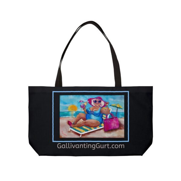 Gurt at the Beach Tote Bag - black - Image 2